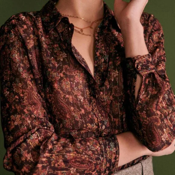 Sezane Ann Shirt - Picture 1 of 3